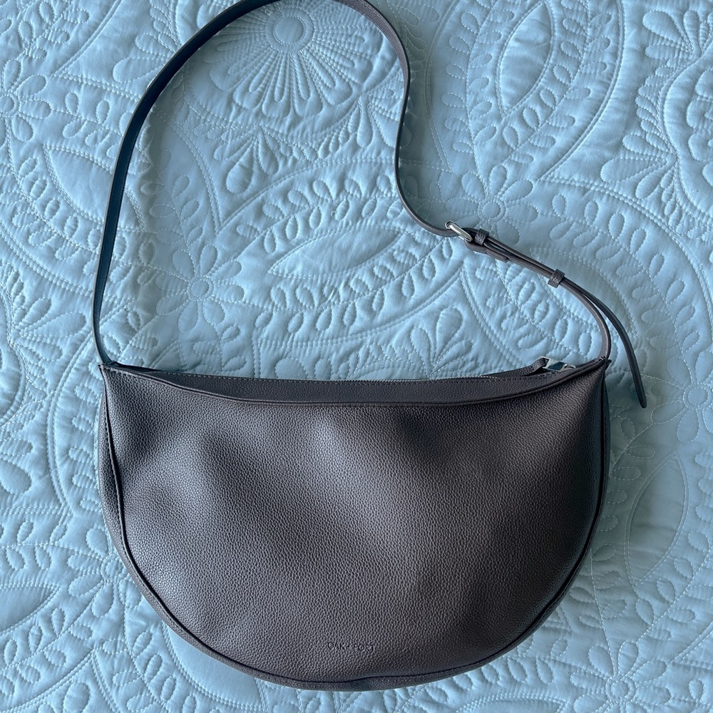 Oak + Fort Vegan Leather Sling  Bag Color Fudge